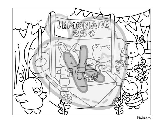 hot plush summer  ⊹ ࣪ ˖ coloring bundle